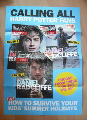 Daniel Radcliffe / Harry Poster Time Out magazine poster