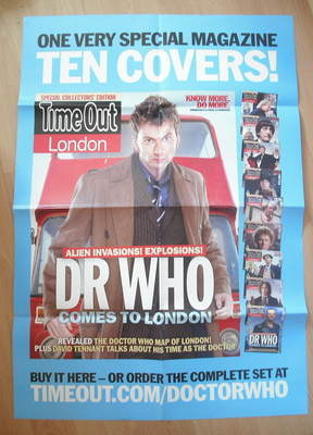 Doctor Who Time Out magazine poster