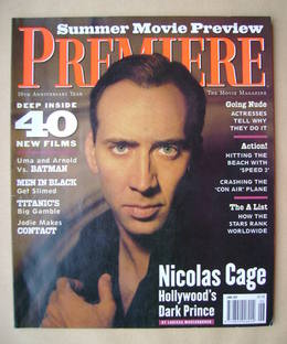Premiere magazine - Nicolas Cage cover (June 1997)