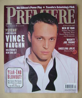 Premiere magazine - Vince Vaughn cover (January 1999)