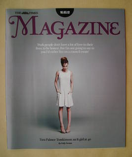 The Times magazine - Tara Palmer-Tomkinson cover (10 March 2012)