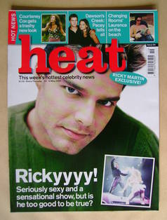 <!--2000-05-13-->Heat magazine - Ricky Martin cover (13-19 May 2000 - Issue