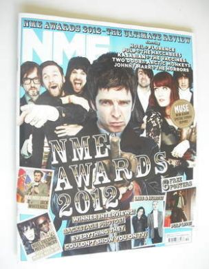 NME magazine - NME Awards 2012 cover (10 March 2012)