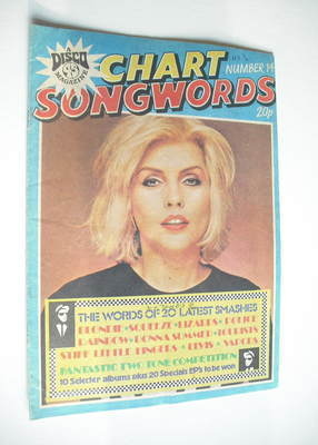 Chart Songwords magazine - No 14 - March 1980 - Blondie cover