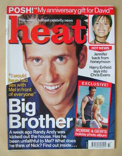 Heat magazine - Andrew Davidson cover (19-25 August 2000 - Issue 79)