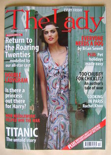 <!--2012-03-23-->The Lady magazine (23 March 2012 - Katie McGrath cover)