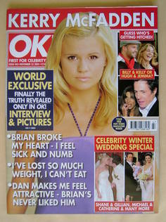 OK! magazine - Kerry McFadden cover (23 November 2004 - Issue 445)