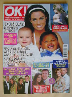 OK! magazine - Jordan, Harvey and Junior cover (30 May 2006 - Issue 522)