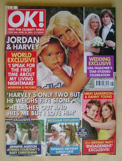OK! magazine - Jordan and Harvey cover (26 April 2005 - Issue 466)