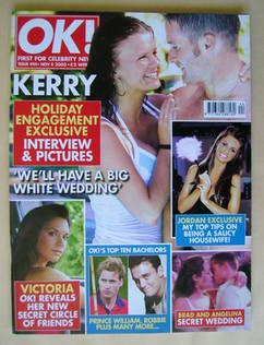 OK! magazine - Kerry Katona and Dave Cunningham cover (8 November 2005 - Issue 494)