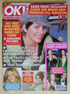 <!--2005-11-15-->OK! magazine - Sadie Frost cover (15 November 2005 - Issue