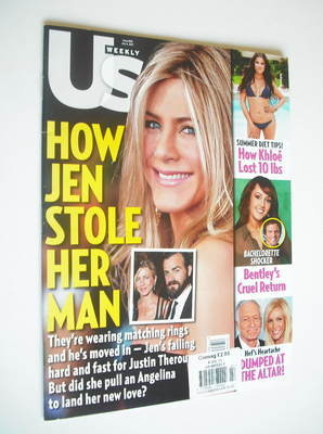 US Weekly magazine - 4 July 2011 - Jennifer Aniston cover