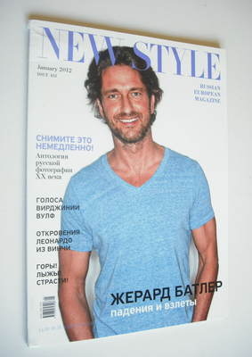 New Style magazine - Gerard Butler cover (January 2012)
