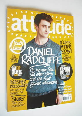 Attitude magazine - Daniel Radcliffe cover (March 2012 - Issue 215)