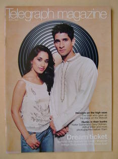 Telegraph magazine - Preeya Kalidas and Raza Jaffrey cover (18 May 2002)