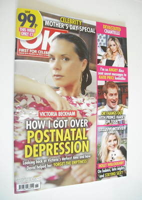 OK! magazine - Victoria Beckham cover (20 March 2012 - Issue 819)