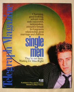 Telegraph magazine - Single Men cover (11 July 1998)
