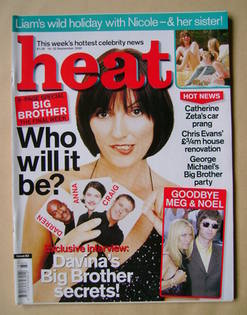 Heat magazine - Davina McCall cover (16-22 September 2000 - Issue 83)