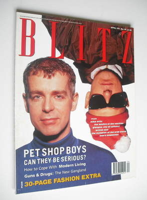 Blitz magazine - April 1991 - Pet Shop Boys cover
