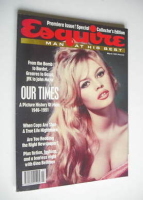 <!--1991-03-->Esquire magazine - Brigitte Bardot cover (March 1991 - Issue 1)