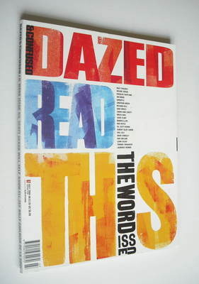 Dazed & Confused magazine (July 2000 - The Word Issue cover)