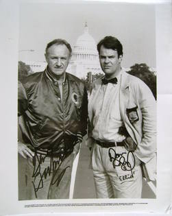 Gene Hackman and Dan Aykroyd autograph