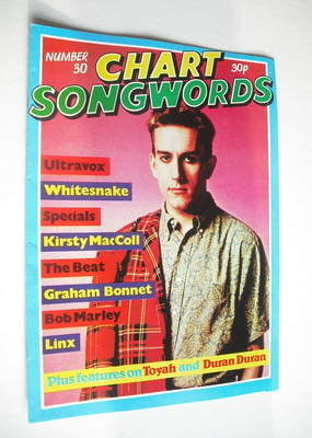 Chart Songwords magazine - No 30 - July 1981 - Terry Hall cover