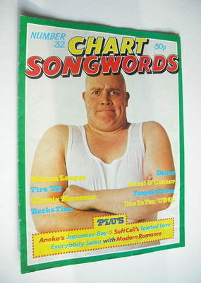 Chart Songwords magazine - No 32 - September 1981 - Buster Bloodvessel cove