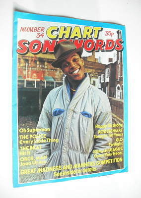 Chart Songwords magazine - No 34 - November 1981