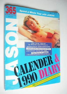 Jason Donovan fold-out poster/calendar 1990