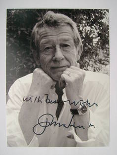 John Hurt autograph