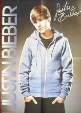 Justin Bieber poster (double-sided)