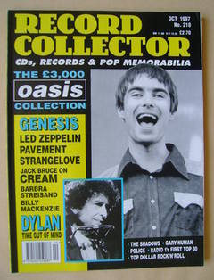 Record Collector - Liam Gallagher cover (October 1997 - Issue 218)