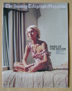 The Sunday Telegraph magazine - Paris Hilton cover (19 May 2002)