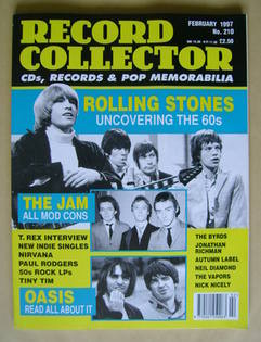 Record Collector - The Rolling Stones cover (February 1997 - Issue 210)
