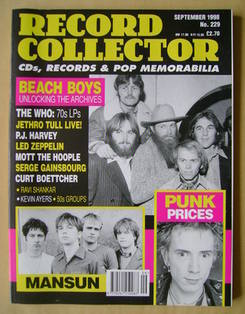 Record Collector - The Beach Boys cover (September 1998 - Issue 229)