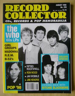 Record Collector - The Who cover (August 1998 - Issue 228)