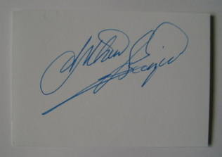 Arthur Scargill autograph