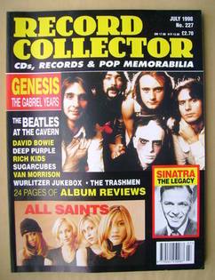 Record Collector - Genesis cover (July 1998 - Issue 227)