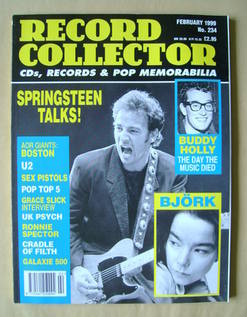 Record Collector - Bruce Springsteen cover (February 1999 - Issue 234)