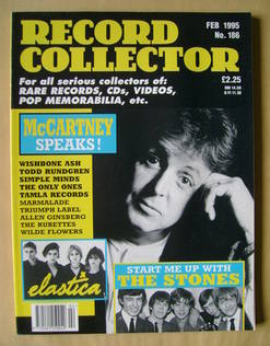 Record Collector - Paul McCartney cover (February 1995 - Issue 186)