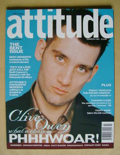 <!--1998-03-->Attitude magazine - Clive Owen cover (March 1998)