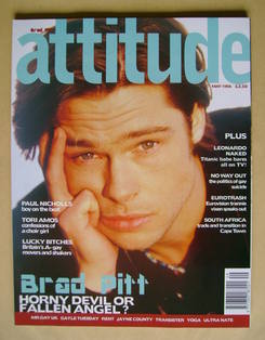 <!--1998-05-->Attitude magazine - Brad Pitt cover (May 1998)