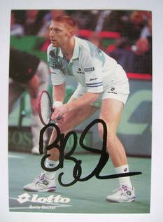 Boris Becker autograph