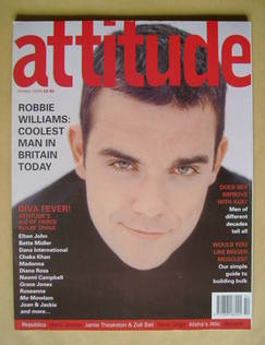 Attitude magazine - Robbie Williams cover (October 1998 - Issue 54)