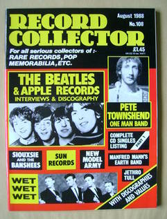 Record Collector - August 1988 - Issue 108