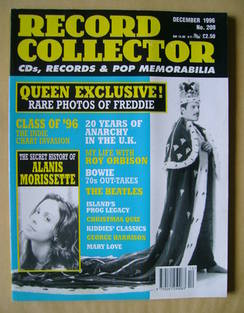 Record Collector - Freddie Mercury cover (December 1996 - Issue 208)