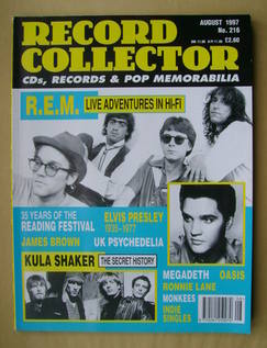 Record Collector - R.E.M. cover (August 1997 - Issue 216)