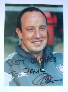 Rafael Benitez autograph