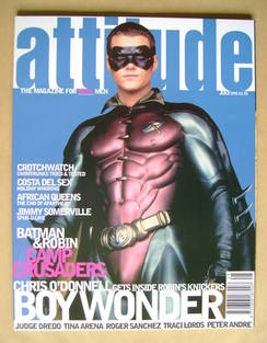 <!--1995-07-->Attitude magazine - Chris O'Donnell cover (July 1995 - Issue 